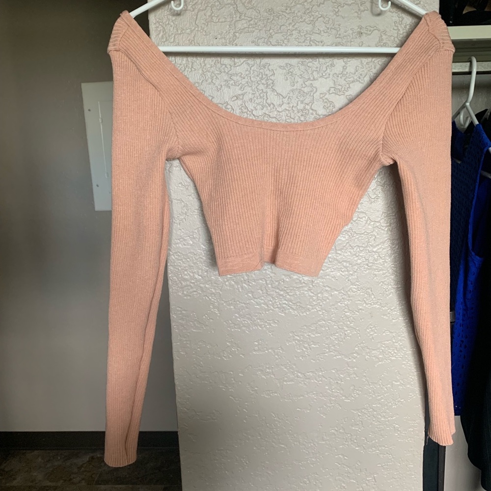 Fashion nova off the shoulder crop